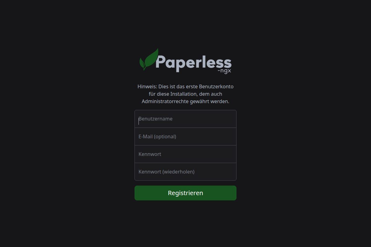 Paperless-ngx Localhost Login