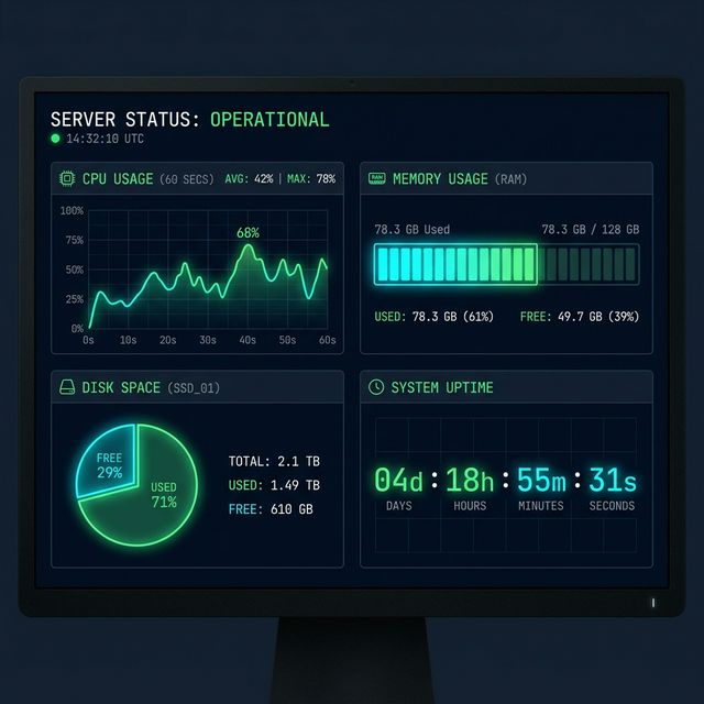 Wieviel RAM frisst dein Server wirklich? Baue dein eigenes Monitoring-Dashboard